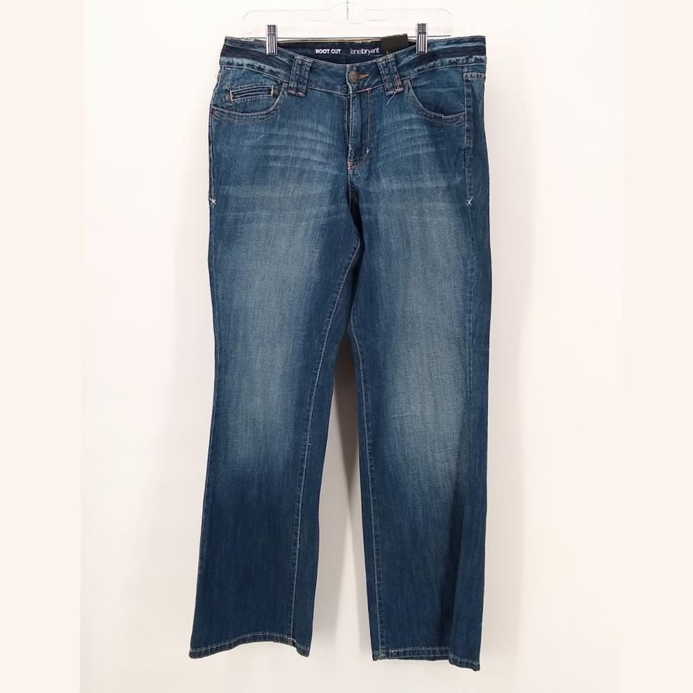 LANE BRYANT nwt Boot Cut Dark Wash Jeans 16